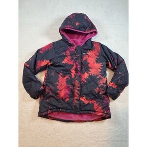 Columbia Girl's Big Fir Reversible Jacket Navy/Pink Youth Size‎ M 10/12